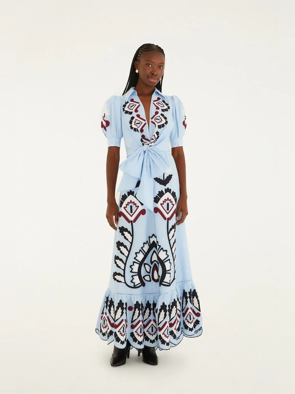 FARM RIO
ARTISANAL EMBROIDERED MAXI DRESS - Picture 4 of 5